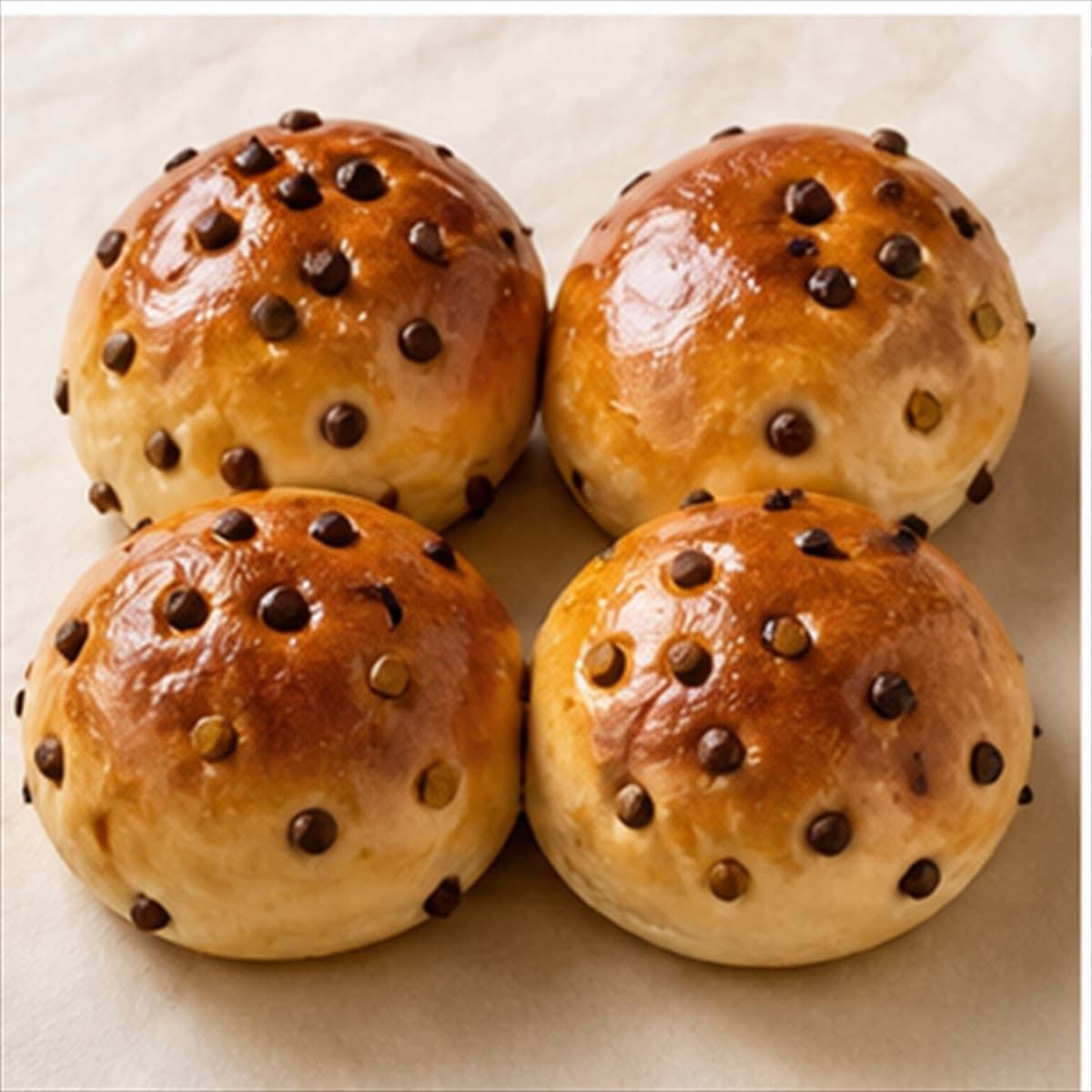 Brioches individuelles x4 pépites choco